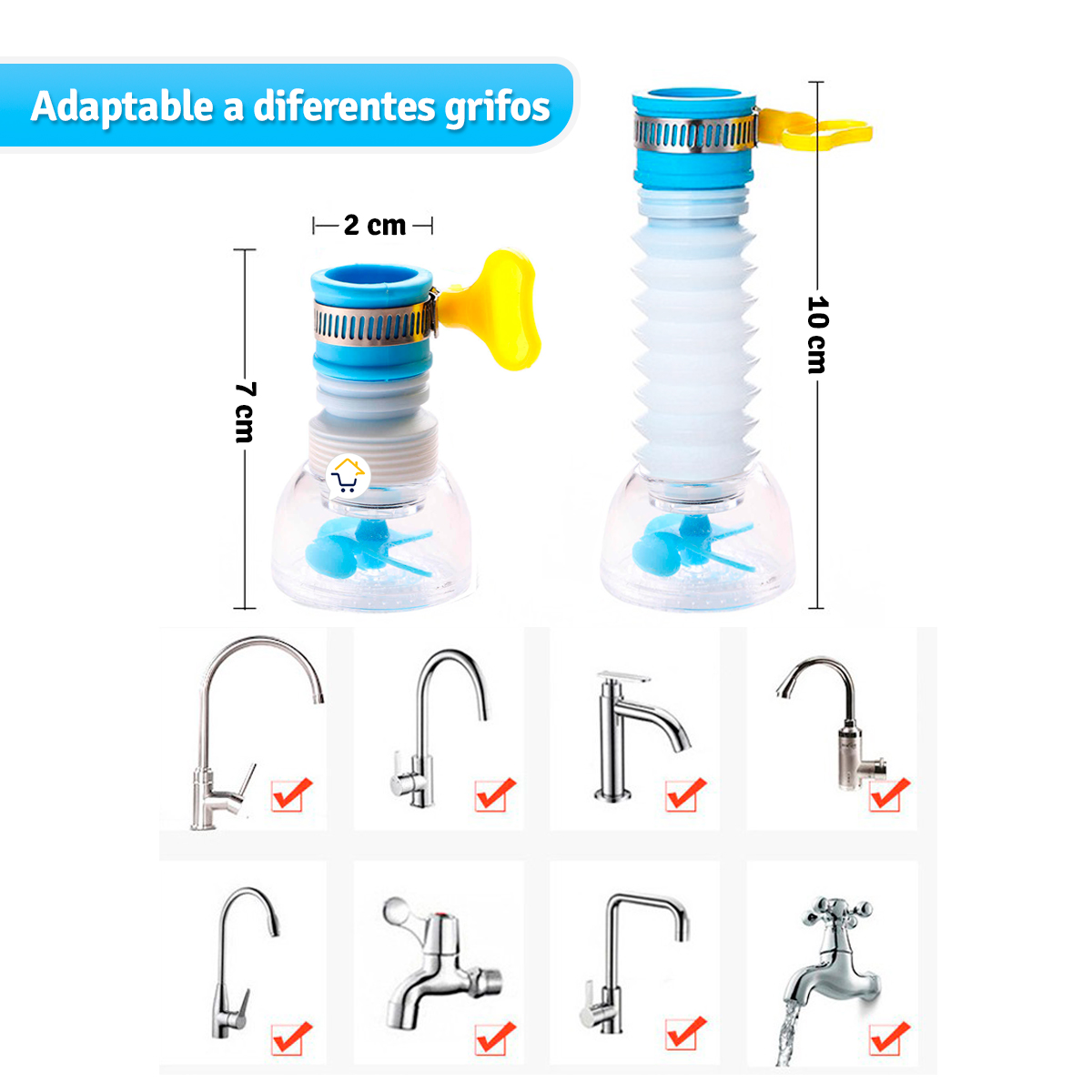 Miniatura 5 de Ahorrador De Agua Flexible Grifo FIL2